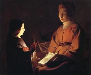 unknow artist The Education of the virgin Sweden oil painting artist